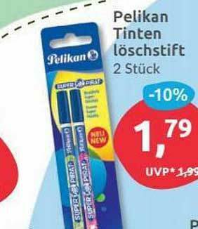 Budni Pelikan Tinten Löschstift Angebot