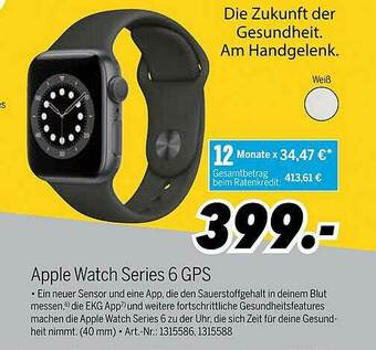 MEDIMAX Apple Watch Series 6 Gps Angebot