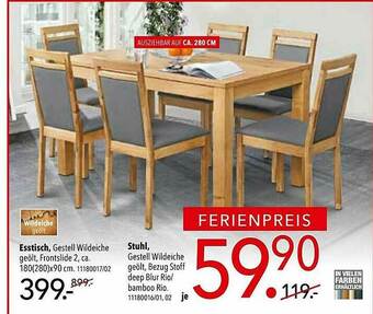 Schaffrath Esstisch Stuhl Angebot