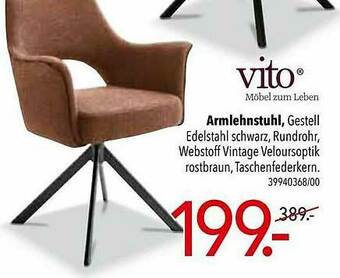 Schaffrath Vito Armlehnstuhl Angebot