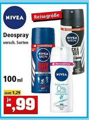 Thomas Philipps Nivea Deospray Angebot