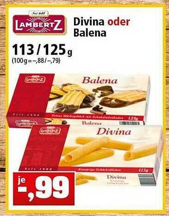 Thomas Philipps Divina Oder Balena Lambertz Angebot