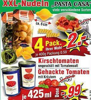 Wiglo Wunderland Xxl-nudeln „pasta Casa” Angebot