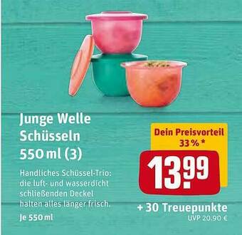 REWE Junge Welle Schüsseln 550 Ml Angebot