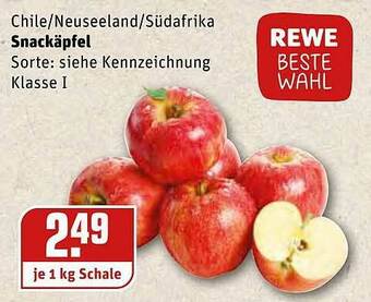 REWE Snackäpfel Angebot