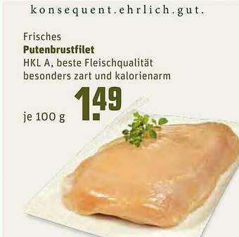 REWE Frisches Putenbrustfilet Angebot