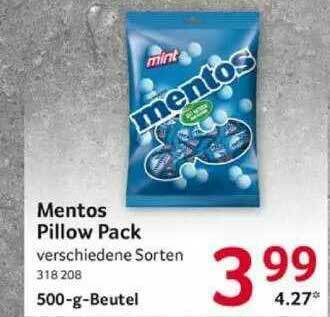 Selgros Mentos Pillow Pack Angebot