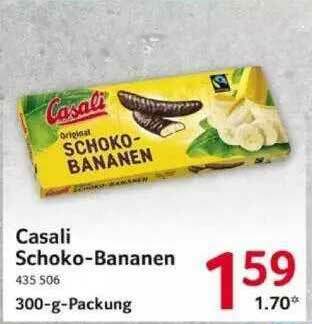 Selgros Casali Schoko-bananen Angebot