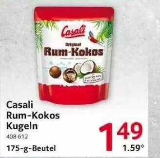 Selgros Casali Rum-kokos Kugeln Angebot