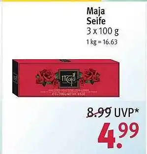 Rossmann Maja Seife Angebot