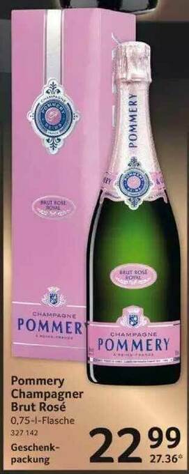 Selgros Pommery Champagner Brut Rosé Angebot