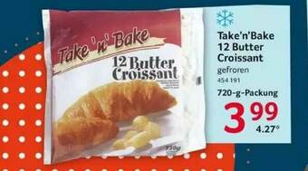 Selgros Take'n Bake 12 Butter Croissant Angebot