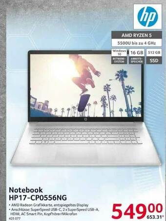 Selgros Notebook Hp17-co0556ng Angebot