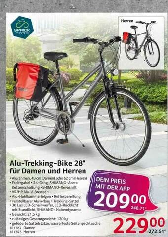 Selgros Alu-trekking-bike 28 Angebot