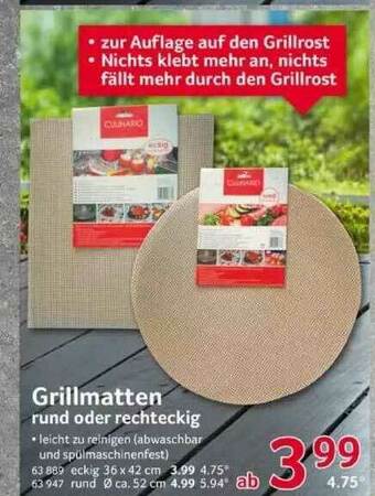 Selgros Grillmatten Rund Oder Rechteckig Angebot