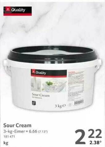 Selgros Sour Cream Angebot