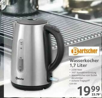 Selgros Wasserkocher 1.7 Liter Bartscher Angebot