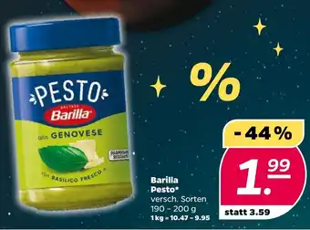 NETTO Barilla Pesto 190-200g Angebot