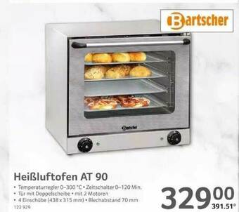 Selgros Heißluftofen At 90 Bartscher Angebot