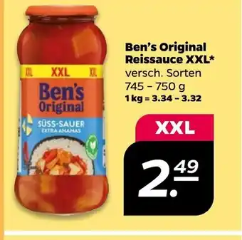 NETTO Ben's Original Reissauce XXL 745-750g Angebot