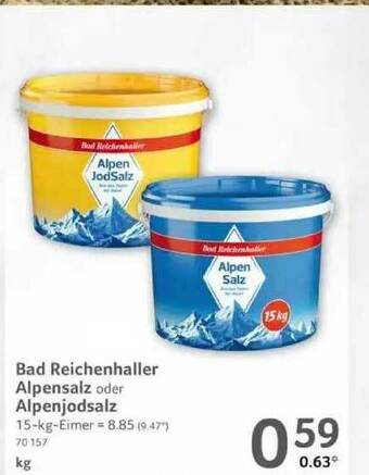 Selgros Bad Richenhaller Alpensalz Oder Alpenjodsalz Angebot