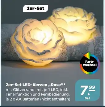 NETTO LED-Kerzen Rose 2st Angebot