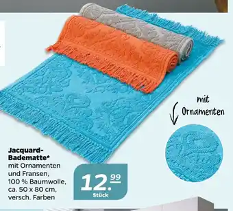 NETTO Jacquard-Badematte 50*80 Angebot