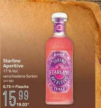 Selgros Starlino Aperitivo Angebot