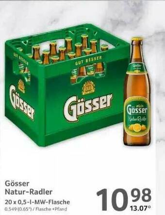 Selgros Gösser Natur-radler Angebot