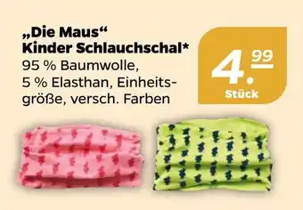 NETTO Kinder Schlauchschal Die Maus Angebot