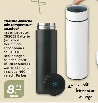 NETTO Thermo-Flasche mit Temperaturanzeige Angebot