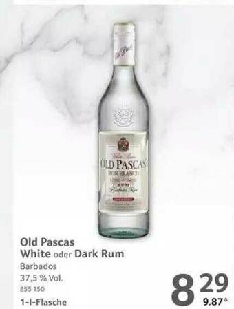 Selgros Old Pascas White Oder Dark Rum Angebot