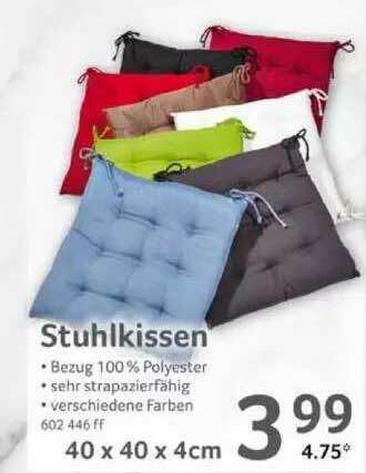 Selgros Stuhlkissen Angebot