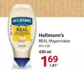 Selgros Hellmann's Real Mayonnaise Angebot