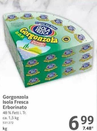 Selgros Gorgonzola Isola Fresca Erborinato Angebot