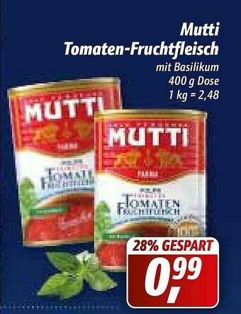 Simmel Mutti Tomaten-fruchtfleisch Angebot