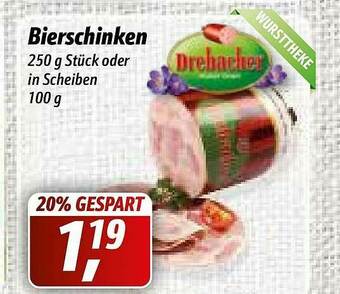 Simmel Bierschinken Drebacker Angebot