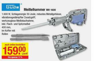 V Baumarkt Güde Meißelhammer Mh 1600 Angebot