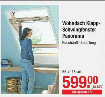 V Baumarkt Wohndach Klapp- Schwingfenster Panorama Angebot