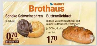 V Markt Schoko Schweineohren Oder Buttermilchbrot Angebot