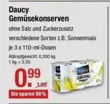 V Markt Daucy Gemüsekonserven Angebot