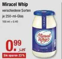 V Markt Miracel Whip Angebot