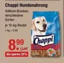 V Markt Chappi Hundenahrung Angebot