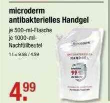 V Markt Microderm Antibakterielles Handgel Angebot