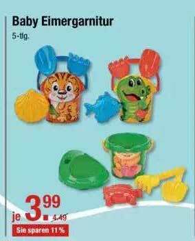 V Markt Baby Eimergarnitur Angebot