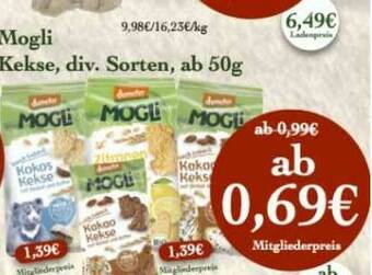 LPG Biomarkt Mogli Kekse Angebot