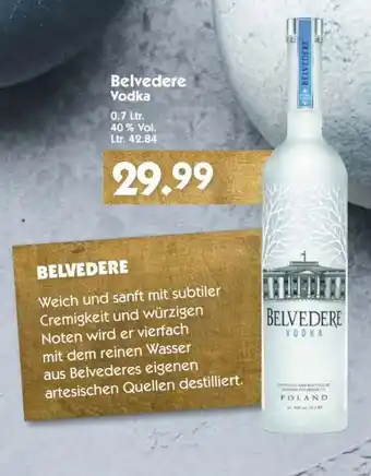 Hol'ab Getränkemarkt Belvedere Vodka 0,7L Angebot