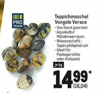 METRO Pro Trace Teppichmuschel Vongole Verace Angebot