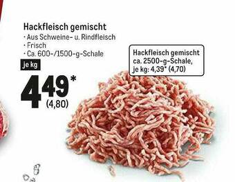 METRO Hackfleisch Gemischt Angebot