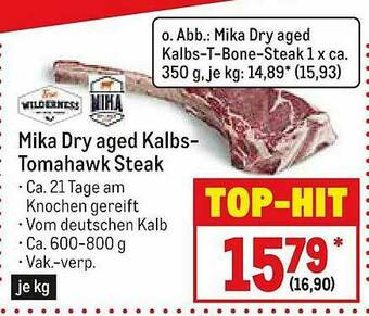 METRO True Wilderness Mika Dry Aged Kalbs-tomahawk Steak Angebot